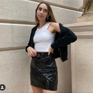 Rag & Bone Leather Skirt Size 2